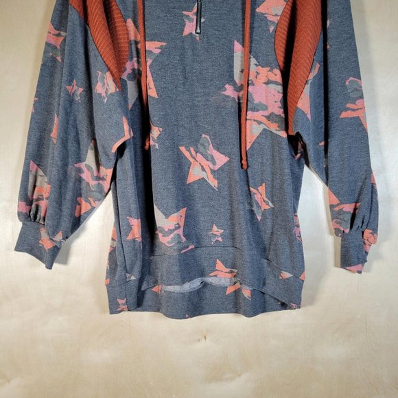 White Birch Gray Orange Top Women Sz M NWT - Picture 8 of 9